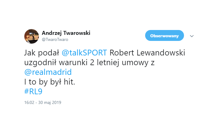''talkSPORT'': Lewandowski ustalił warunki kontraktu z NOWYM klubem